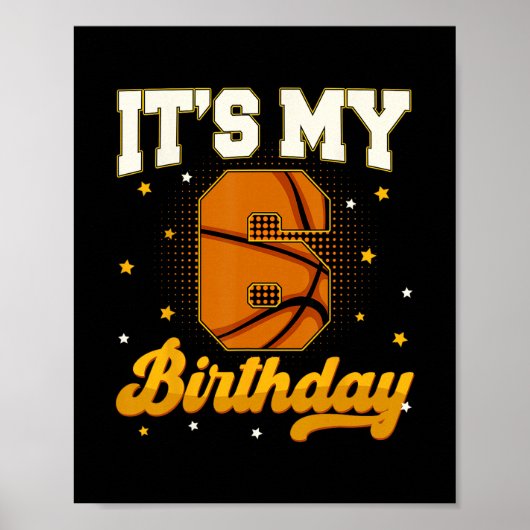 6歳の誕生日 スケルボーイ 6歳 ギフト Tシャツ ポスター (正面)