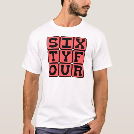 ６４、ナンバー64 Tシャツ (正面)