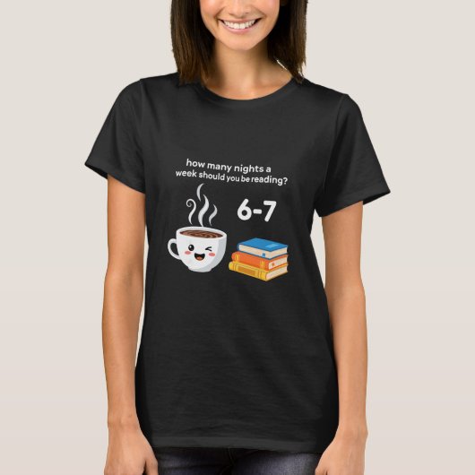 67を読む 英語教師 ミーム おもしろい 6 7 Tシャツ (正面)