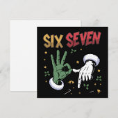 67ミームおもしろい意地悪なヤツクリスマスバイラル67 シーズンカード (正面/裏面)