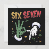 67ミームおもしろい意地悪なヤツクリスマスバイラル67 シーズンカード (正面)