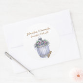 6-3” おまかせステッカー サマーカントリーウェディングラスト ラウンドシール (封筒)