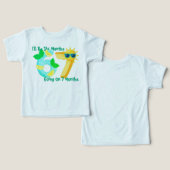 ７ヶ月目前の６ヶ月ベビー (デザイン正面&裏面)