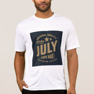 7月に伝説が生まれる オリジナル品質 Tシャツ