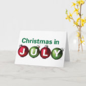 ７月のクリスマス カード (黄色い花)