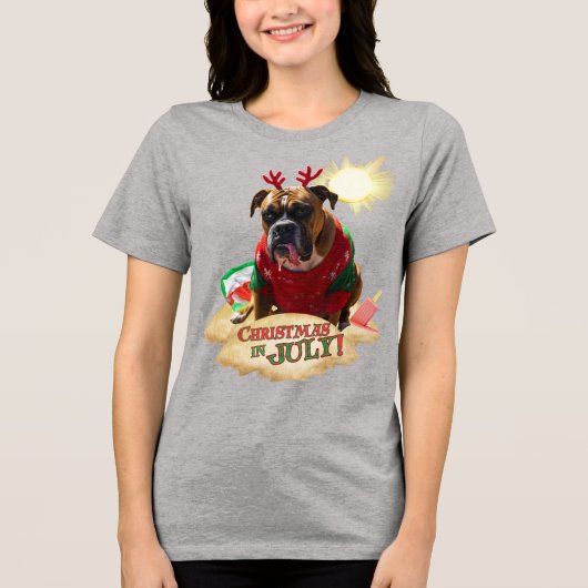 ７月のクリスマス！ トライブレンドＴシャツ (正面)