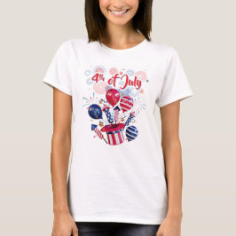 7月4日の独立記念日おめでとうございます Tシャツ