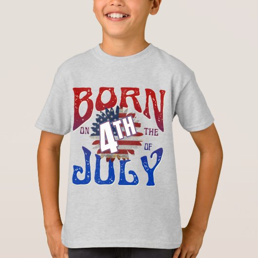 7月4日生まれ Tシャツ (正面)