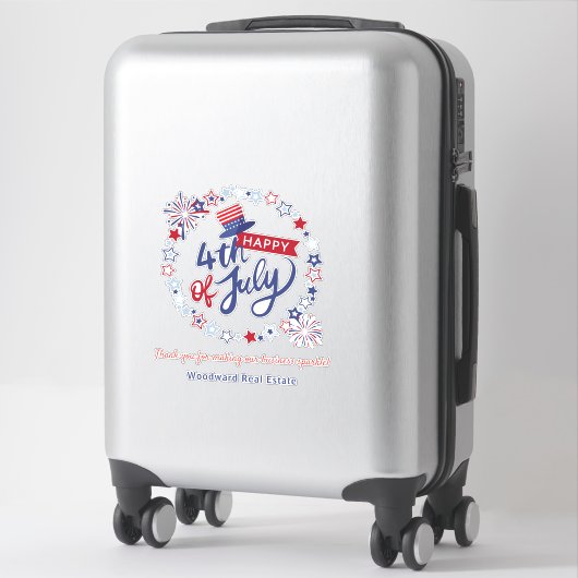 ７月４日 |不動産仲介業者ブランド認識度プロモーション シール (スーツケース)