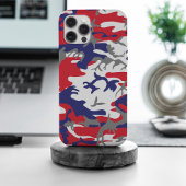 ７月４日 独立記念日 カモフラージュグレー iPhoneケース