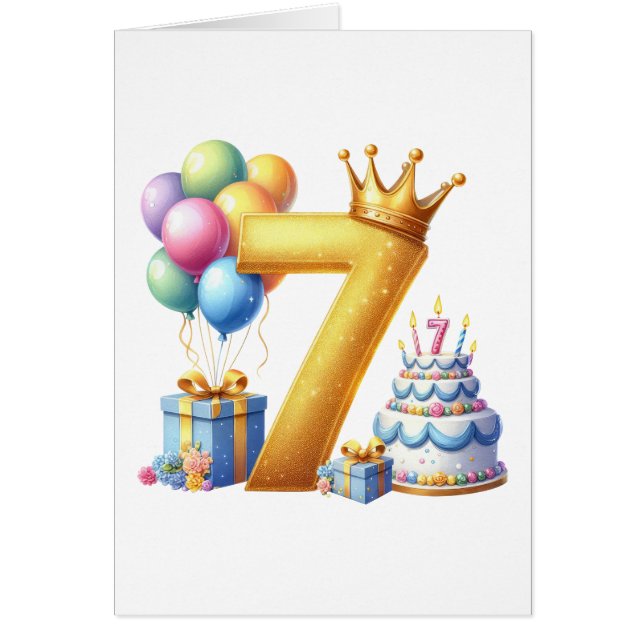 ７歳の誕生日おめでとう (正面)