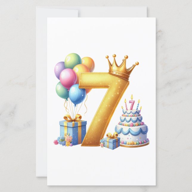 ７歳の誕生日おめでとう (正面)