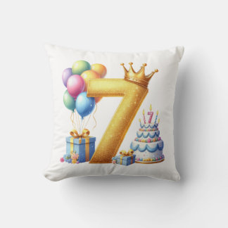 7歳の誕生日おめでとう クッション