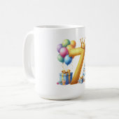 7歳の誕生日おめでとう コーヒーマグカップ (正面左)