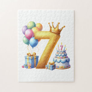 7歳の誕生日おめでとう ジグソーパズル