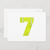 7歳の誕生日2013年 テニス少年少女 キッズ セブン 案内ポストカード (正面/裏面)