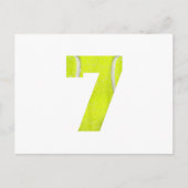 7歳の誕生日2013年 テニス少年少女 キッズ セブン 案内ポストカード (正面)