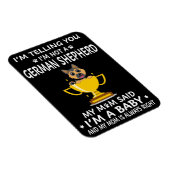 7 私はドイツの牧羊犬じゃないの ママ マグネット (右側)