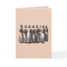 ８人のメイドが牛の乳を絞る