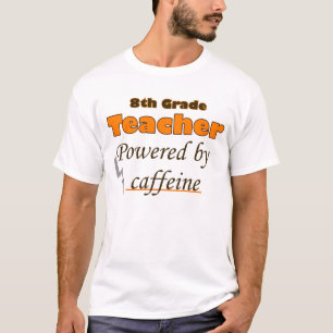 ８年生の先生はカフェインで動く Tシャツ