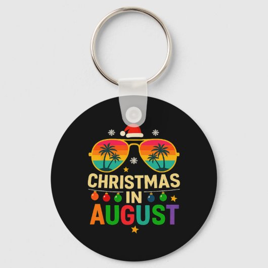８月のクリスマス 夏休み クリスマス キーホルダー (正面)