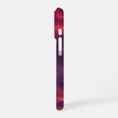 ８月の赤色 iPhoneケース (左側面)