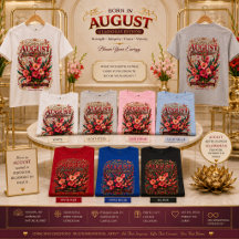 8月生まれのグラジオラス エディション レディースTシャツ