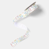 8月10日 誕生日 リボン サテンリボン (裏面)