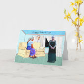 ８月２１日　シニアの日カード カード (黄色い花)