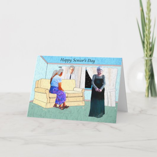 ８月２１日　シニアの日カード カード (正面)