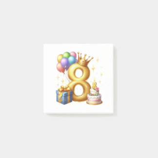 8歳の誕生日おめでとう ポストイット