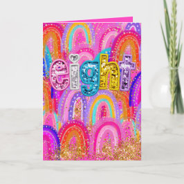 ８歳の誕生日 サンキューカード