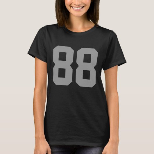88シンプルナンバー Tシャツ (正面)