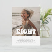 ８・グルーヴィー・フォト・バースデー・招待状 招待状 (スタンド正面)