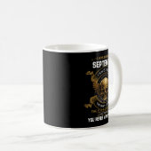 9月に生まれた3面スカルハッピー コーヒーマグカップ (正面右)