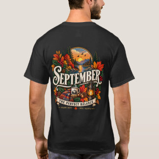 ９月のちょうどいいバランス ヴィンテージ秋Tシャツ Tシャツ