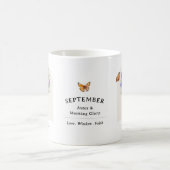 ９月の誕生月フラワーマグ コーヒーマグカップ (中央)