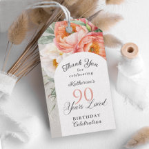 ９０年愛され続けたフェミニンな花々の９０歳誕生日