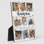 ９ ナイン フォト モダン エレガント コラージュ ファミリー ラブ フォトプラーク (側面)