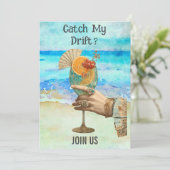 ＊＊＊　Ａ１０１　独身最後の女　ビーチ・カクテル　７　フォト 招待状 (スタンド正面)