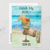 ＊＊＊　Ａ１０１　独身最後の女　ビーチ・カクテル　７　フォト 招待状 (正面/裏面)