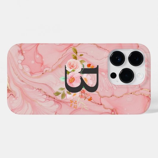 Bの文字 Case-Mate iPhoneケース (裏面 (横))
