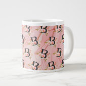 B文字 ジャンボコーヒーマグカップ (正面右)