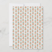 ＢＢＱ カップル ウェディング シャワー | ヴィンテージ カップル 招待状 (裏面)