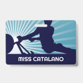 ＢＭＸジャンプ教師のホールパス バッジ (裏面)