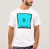 B - ボリウッド おもしろ 化学 元素 記号 Tシャツ (正面)