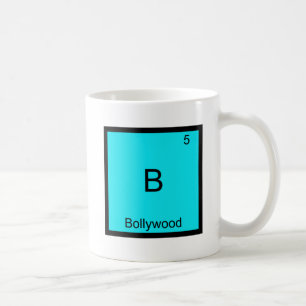 B - ボリウッド おもしろ 化学 元素 記号 Tシャツ コーヒーマグカップ