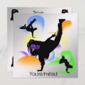 Ｂ－Ｂｏｙｉｎｇ　Ｐａｒｔｙ招待 招待状 (正面/裏面)