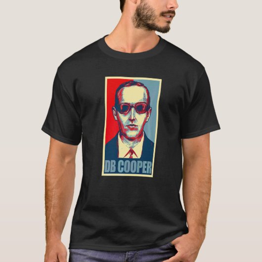 DBクーパー コスプレ 謎 不可解 ホープスタイル Tシャツ (正面)