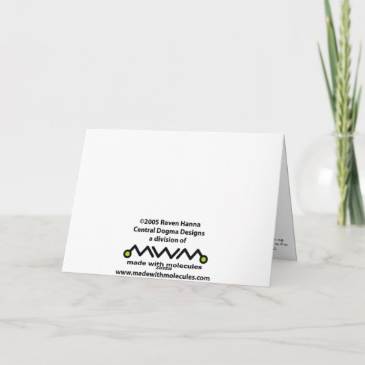 ＤＮＡ転写ツリーの休暇猫 シーズンカード (裏面)